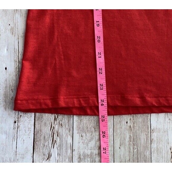 Roberto Cavalli Sport Red Graphic Print Crewneck T-Shirt Glitter Short Sleeve M - Picture 4 of 8